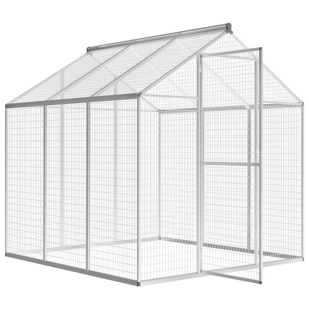 Outdoor Aviary Aluminum 183 x 178 x 194 cm