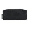 Kim Ha Chan Corduroy Face Pencil Pouch Korean Style Pencil Case Pen Holder Writing Instrument Storage (Charcoal)