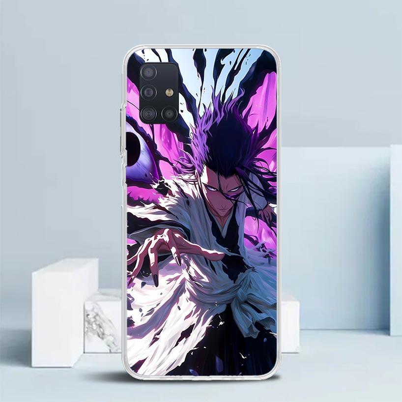 Чехол для телефона Aizen Sousuke Bleach для Samsung Galaxy A52 A32 A22 A12 A51 A50S A30S A10S Note 20 Ultra 10 S10 Plus A31 A20 A71 A72