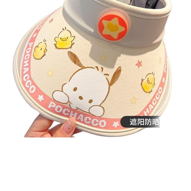 Детская солнцезащитная шляпа Hello Kitty с широкими полями для летней защиты на улице