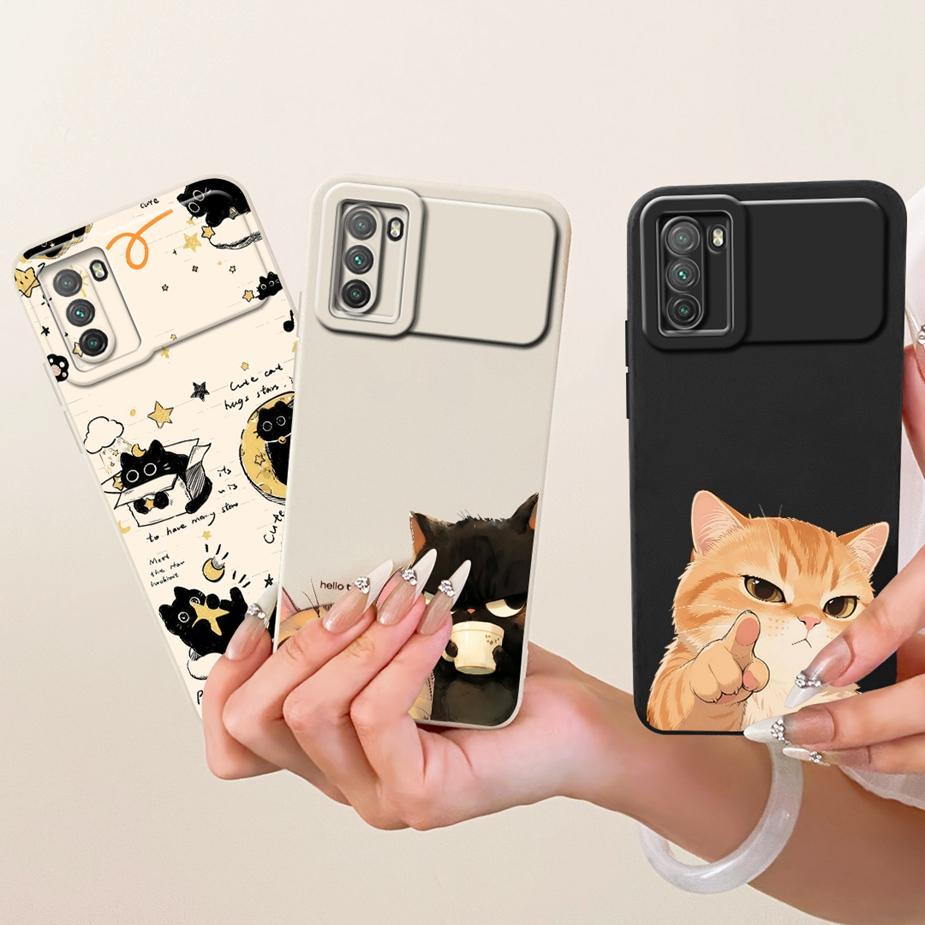 Для Xiaomi Poco M3 Чехол PocoM3 Pro Крутой Чехол с Рисунком Совы и Дракона Мягкий ТПУ Матовый Чехол для Телефона Для Xiaomi Poco M3 Pro 5G Чехлы Сумки