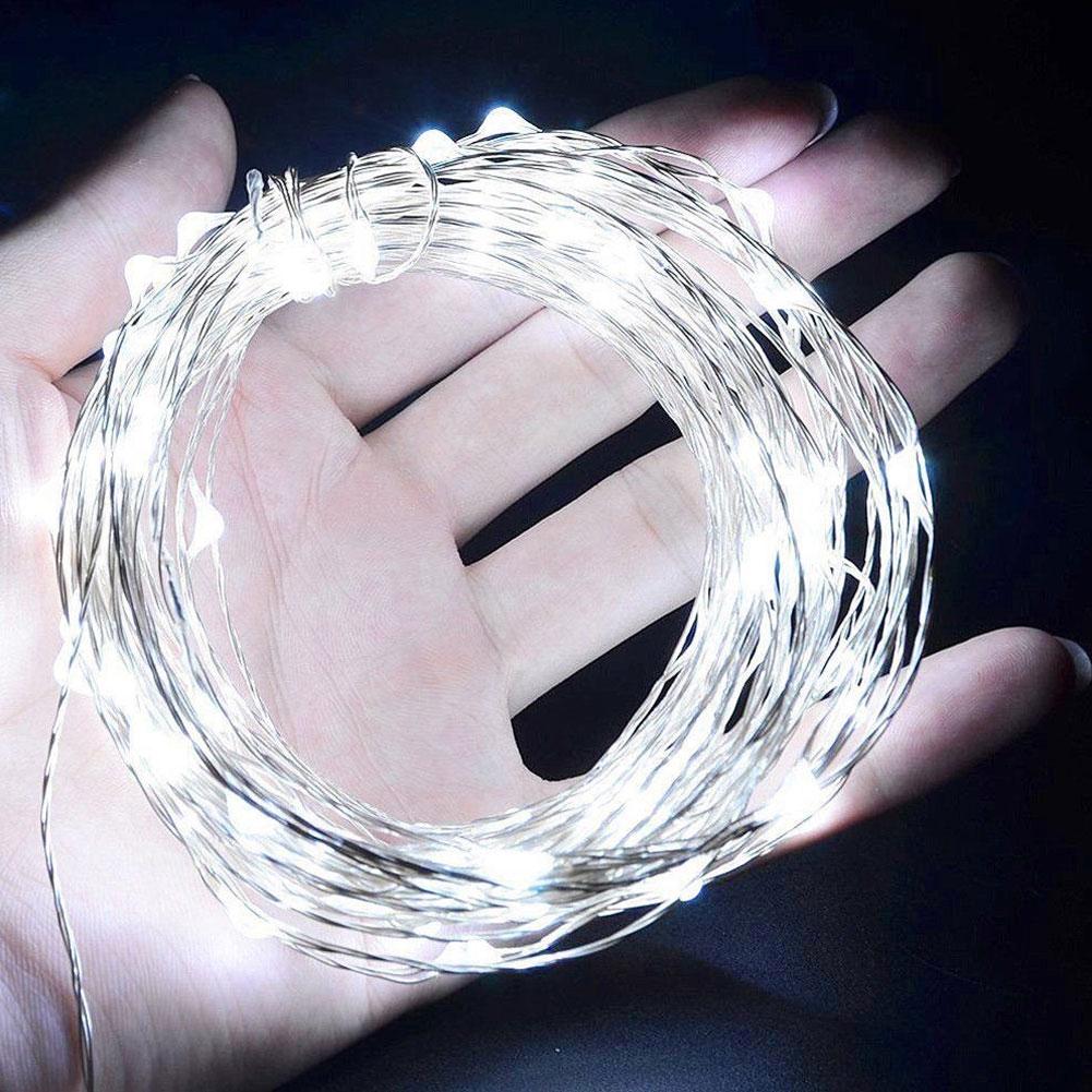 5/10 м USB светодиодный водонепроницаемый провод, медная гирлянда, украшение, фея
