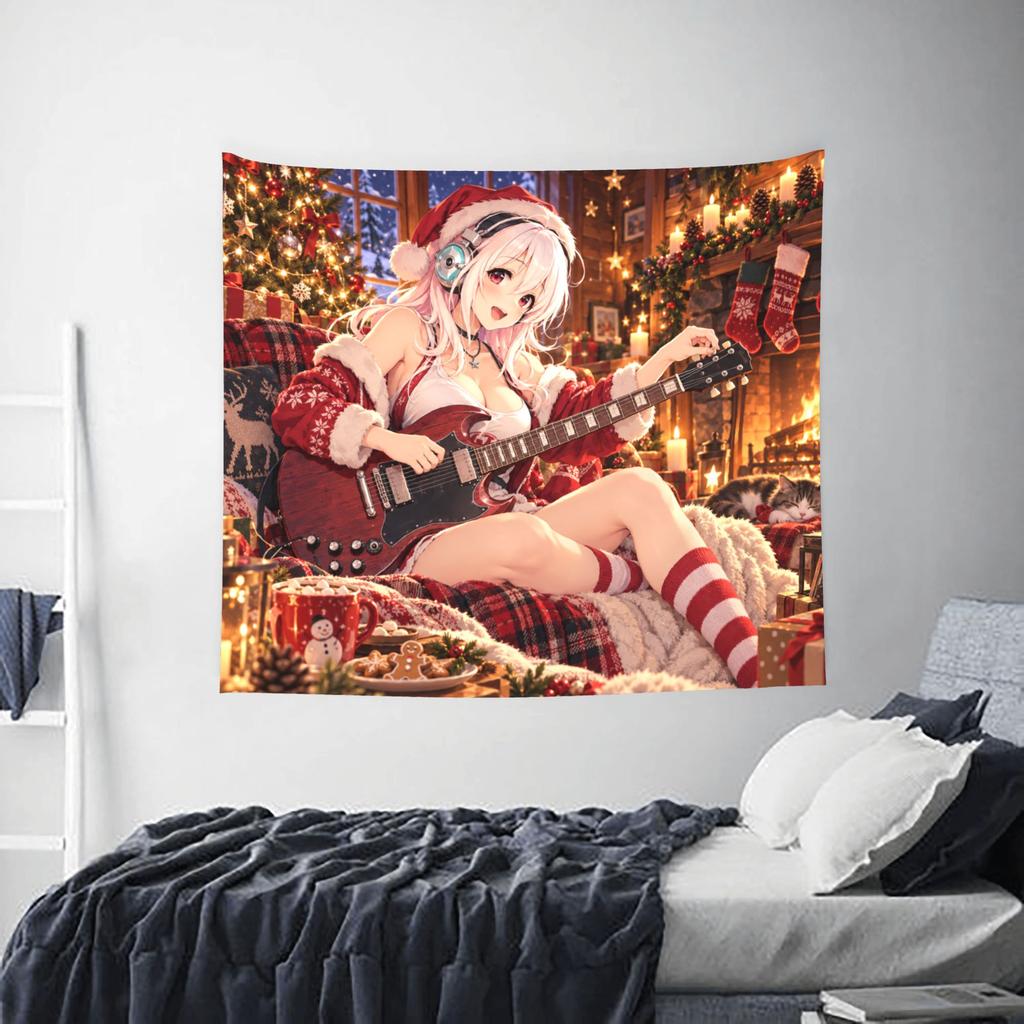 Cute Super Sonico Lover Tapestry Room decoration Home Decoration Tapestry Decor Accessories Cute Room Decor