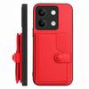 Чехол для Xiaomi Redmi Note 13 5G с блокировкой RFID, держателем для карт, подставкой, из ТПУ + ПУ кожи, задняя крышка телефона