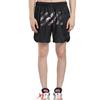 Off-White Caravaggio Arrows Mesh Shorts Black/Multicolor Men Streetwear OMCI005S201010041088