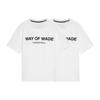 Li-Ning Повседневная футболка с буквенным принтом Wade Series, мужские топы, белая AHSS439-2