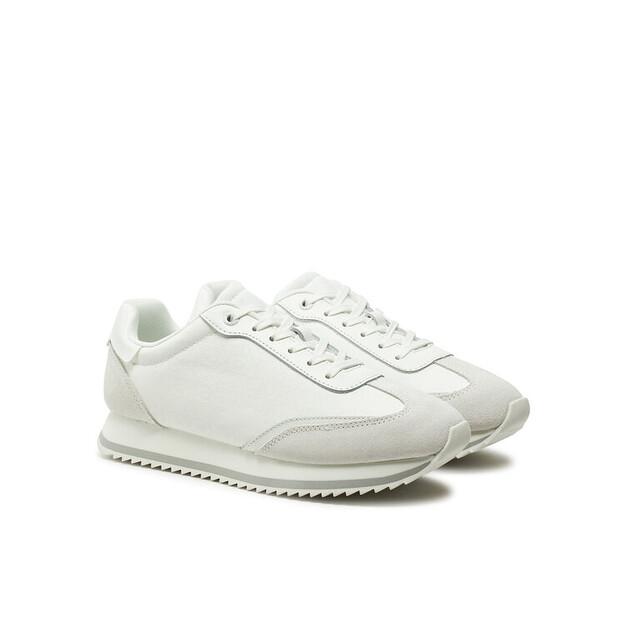 Calvin Klein Кроссовки Runner Lace Up - Mono Mix HW0HW02294 белый