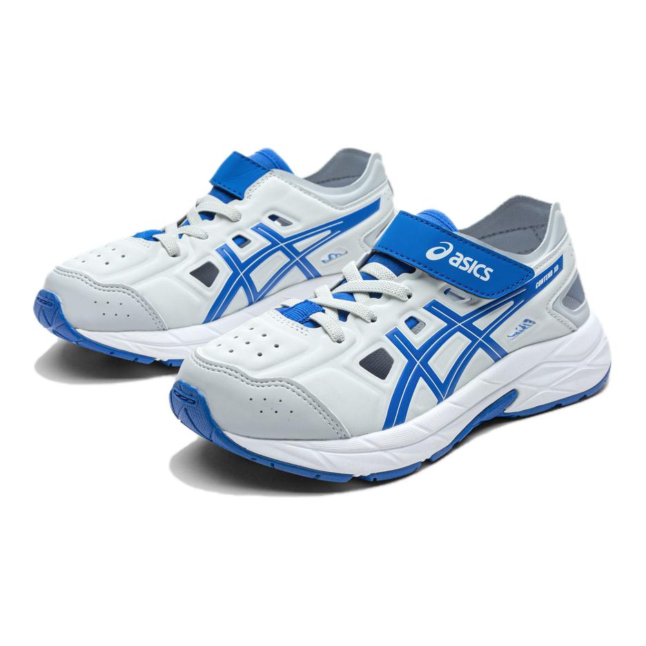 Asics Детская серия Contend Искусственная кожа Легкие Дышащие Низкие Повседневные кроссовки Детские кроссовки Синий 1014A336-020