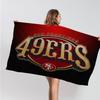 Сан-Франциско 49ers Команда Большие Микрофибровые Пляжные Полотенца Быстросохнущее Полотенце Песок Пляжные Полотенца Полотенце для Бассейна для Путешествий Пляж Бассейн Йога