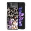 Прозрачный чехол для телефона Bungo Stray Dogs для Samsung Z Flip 7 6 5 4 3 Galaxy ZFlip7 ZFlip6 ZFlip5 ZFlip4 ZFlip3 5G Чехол с принтом Z