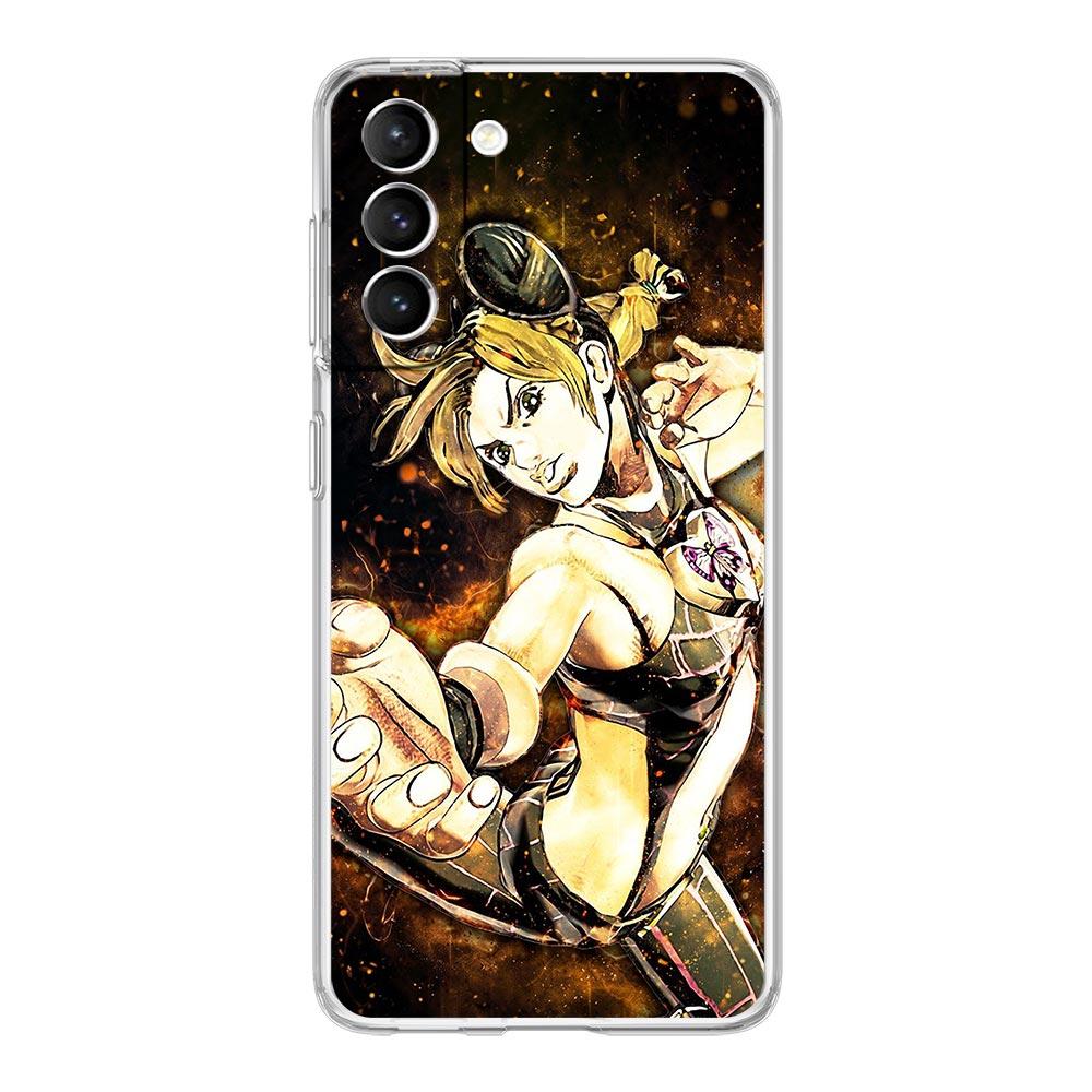 Чехол для телефона Jojo Bizarre Adventure для Samsung Galaxy S22 5G S20 Ultra S21 FE 5G S10E S9 S8 S10 Plus Note 20 10, прозрачная задняя крышка