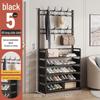 Shoe & Hat Rack: Multi-Layer, Space-Saving, Folding, Simple Dormitory Storage Solution