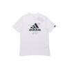 adidas Спортивная футболка с коротким рукавом и логотипом, мужские топы, белая GL3708