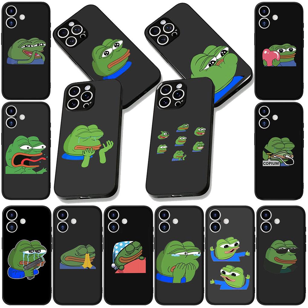 Чехол для телефона Samsung Galaxy A05 A06 A14 A50 A51 A52 A12 A13 A23 A70 A07 A25 A26 M53 A56, грустный лягушонок Пепе, смешной, милый, мягкий