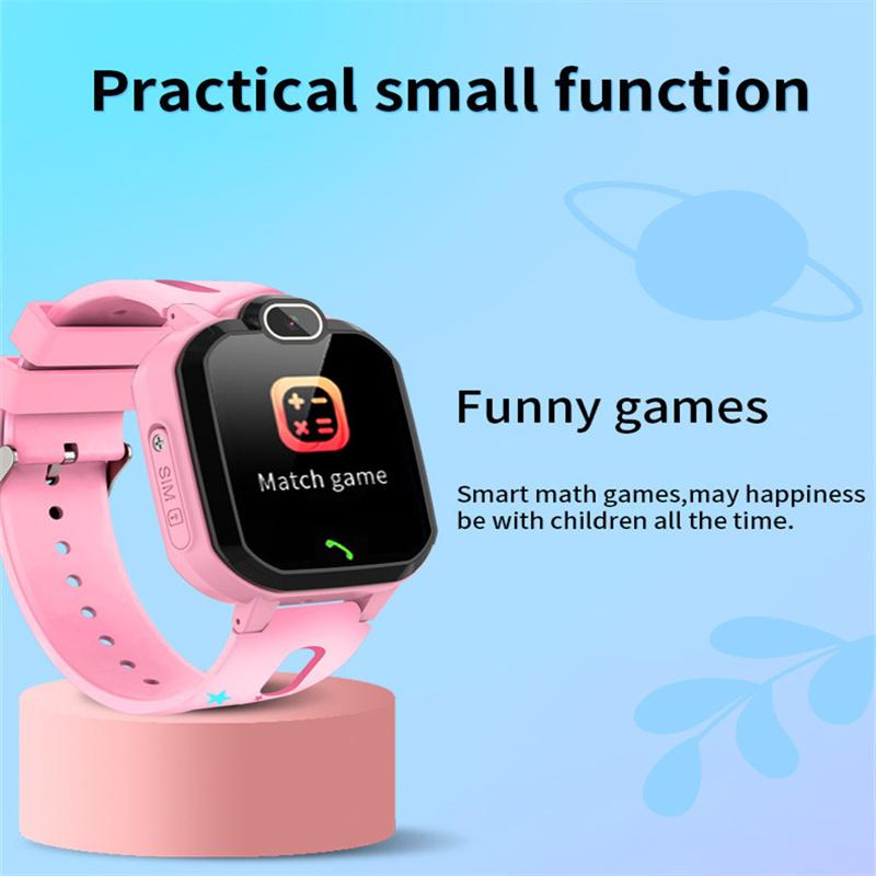 Kids Smart Watch IP67 Waterproof Positioning Watch Puzzle Games Phone Call Watch SOS Phone Watch Christmas Gift for Boys and Girls 3-12 Years