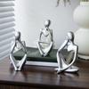 Thinker Abstract Statues Art Statue Decoration Home Decoration Nordic Living Room Desktop Decor Mini Sculpture Accessories