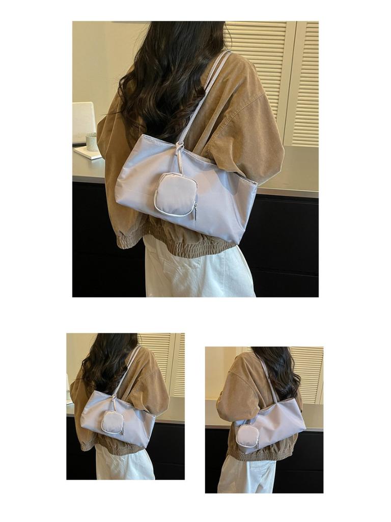 Shoulder Bag Women Oxford Large Capacity Coin Purse Daily Commute