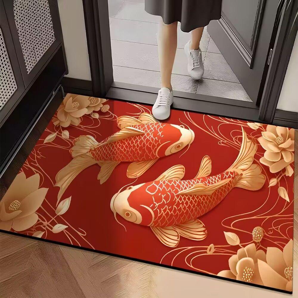 Diatom Floor Mat Absorbent Bathroom Anti Slip Bathroom Absorbent Foot Mat Kitchen Entrance Wear-resistant Mat