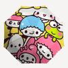 1pc Kawaii Characters Automatic Folding Umbrella - Portable 3-Fold Design with 8-Bone Iron Frame, Perfect for Fans, Travelers, Everyday Use, and Festi