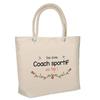Sac De Plage - PLANETEE - Une Coach Sportif Au Top - Coton - Grande Contenance - Imprimé En France