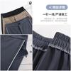 Suit Wide-leg Pants Children's Spring and Autumn High-waisted High-end Drape Black Straight-leg Pants Casual Small Pants
