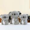 Soft Sitting Grey Koala Plush Toy Realistic Stuffed Animal Koala Hugging Pillow Christmas Gifts for Kids