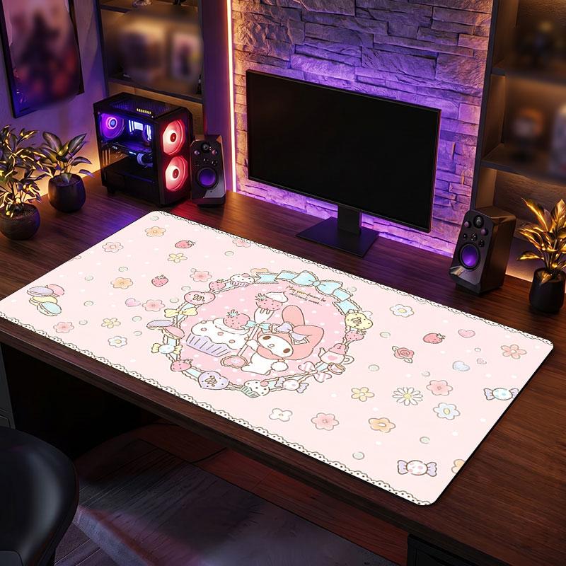 Big Mouse PadMy Melody Extended Soft Desk Mat Gaming Office Computer Table Decor Mat