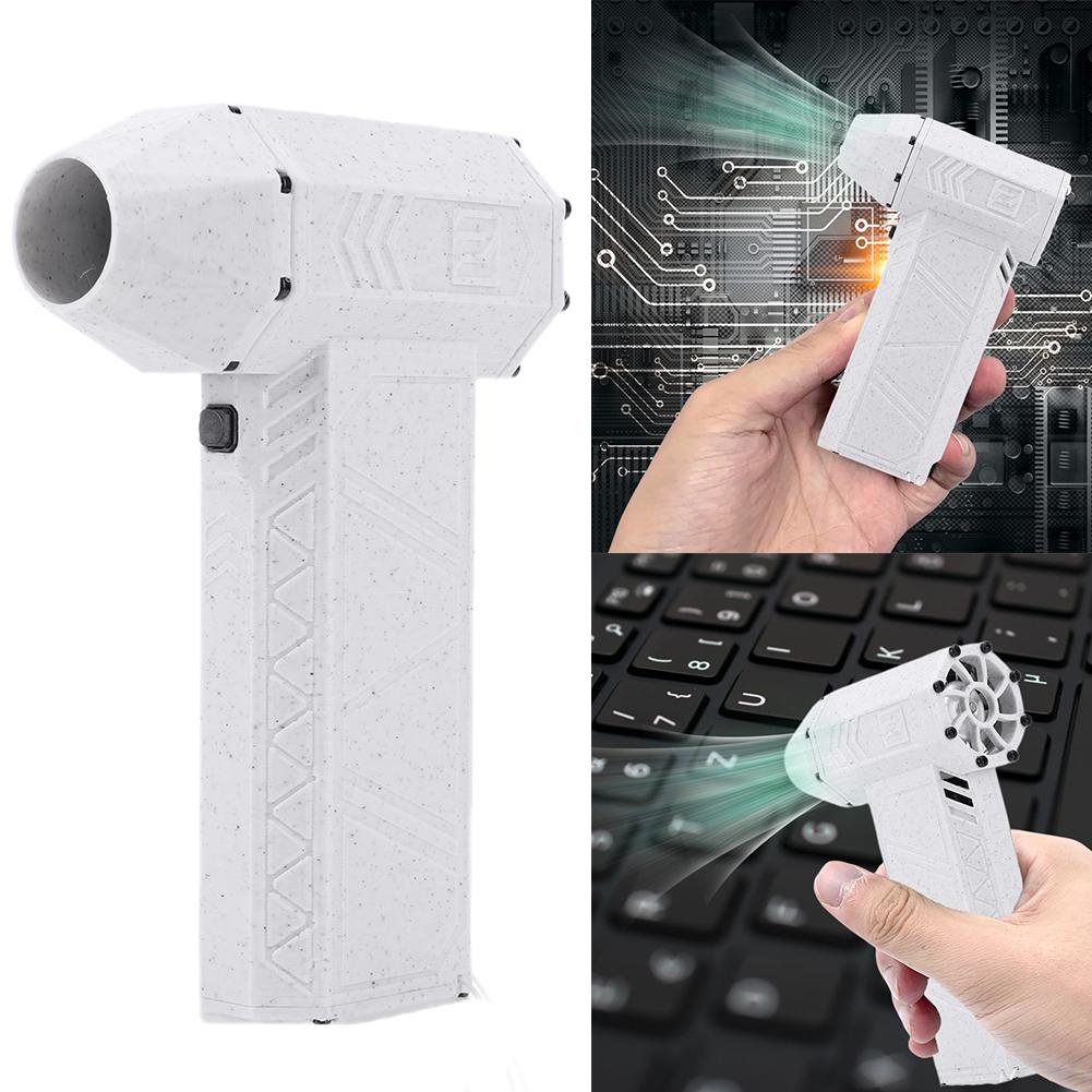 Мощный мини-вентилятор 110000 об/мин, Турбо-вентилятор, Сильный вентилятор 45 м/с, Беспроводной турбо-вентилятор 3000 мАч для ПК, Клавиатуры, Камеры