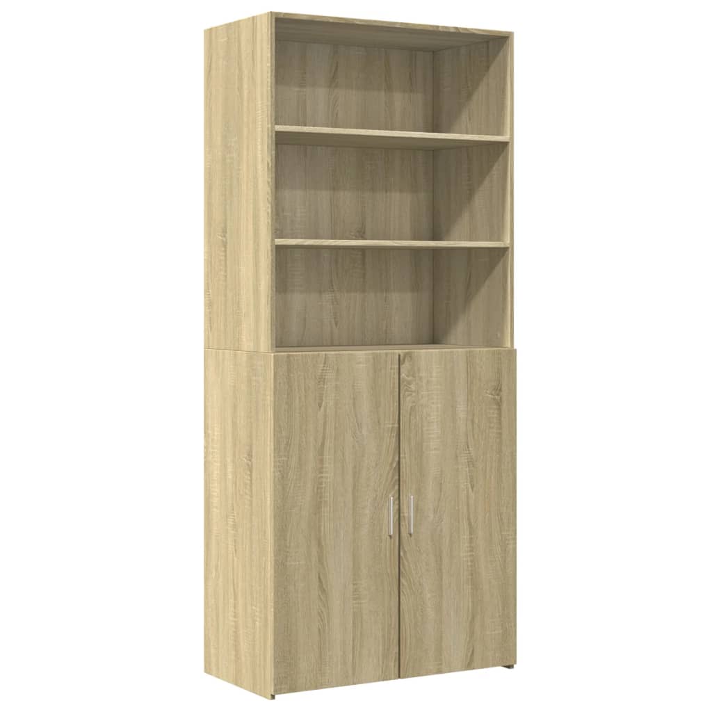 Highboard Sonoma Oak 80 x 42.5 x 185 cm Particleboard