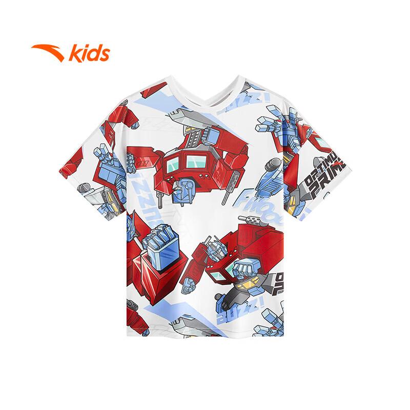 Anta Kids' Transformers Boys' Summer Knitted T-Shirt