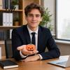 Halloween Pumpkin Stress Relief Toy Toy Spooky Head Squeeze Portable Reliever Clear Glitter Sugar Ball Party Favors Anxiety Ball