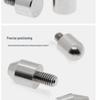 Stainless Steel External Thread Dowel Pin with Tapered/Round/Flat Head, Locating Column M3/M4/M5/M6