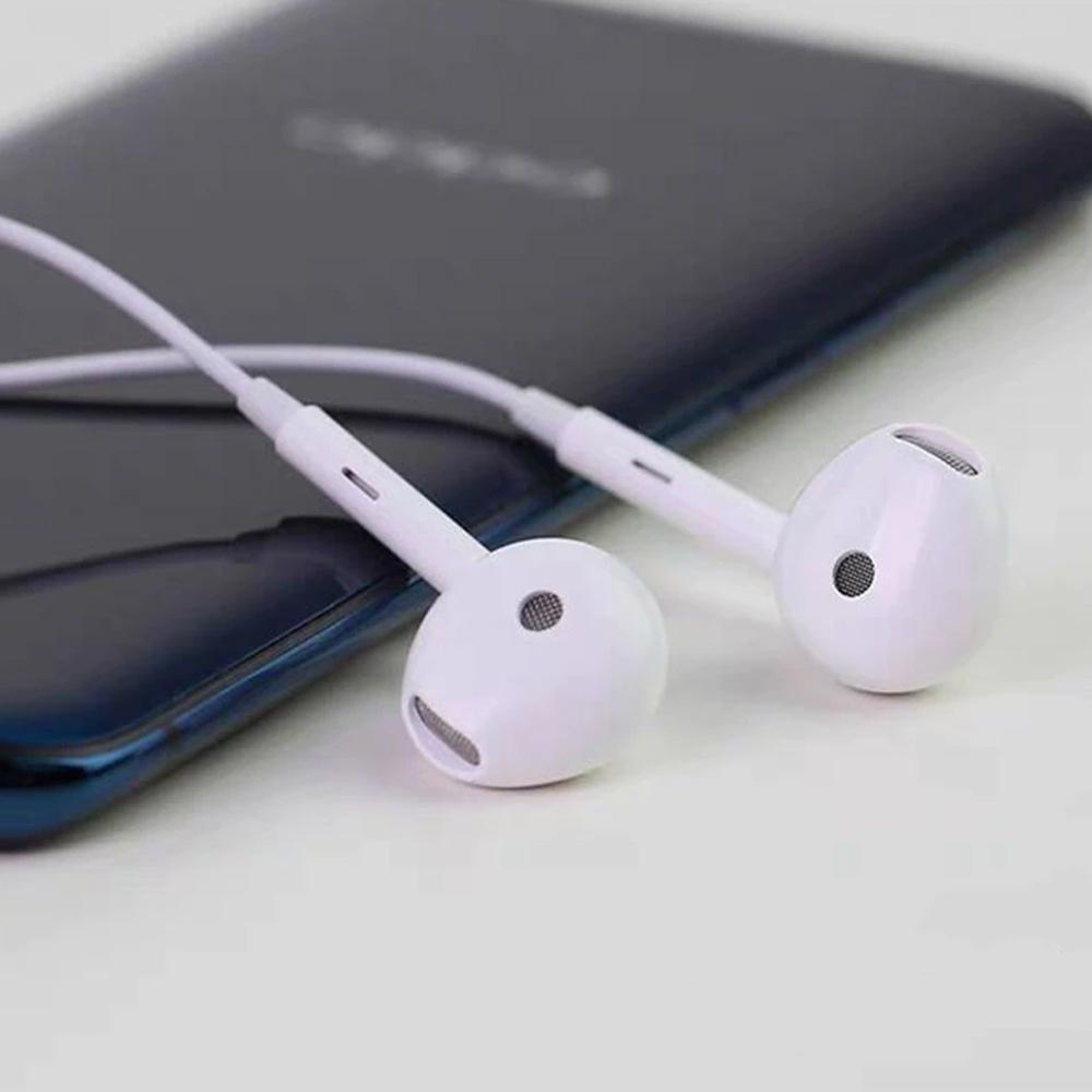 Original Oppo Mh156 Stereo In-Ear Headphones Jack 3.5Mm White Bulk