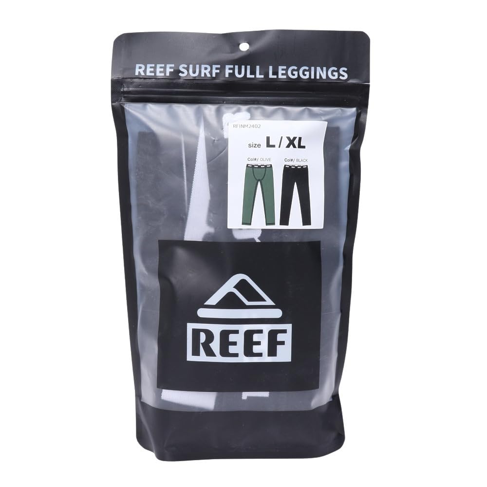 Leaf Surf Full Legiggngs Men's Long Tights, Black (BLK).