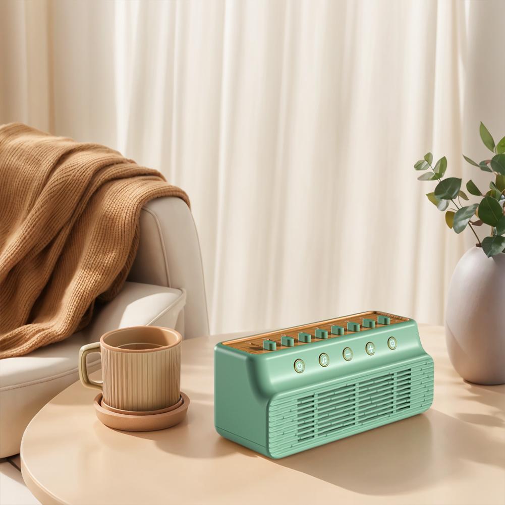 DIY White Noise Speaker with 8 Nature Sounds Portable BT Speaker Timer White Noise Sleep Machines for Home Creative Gift