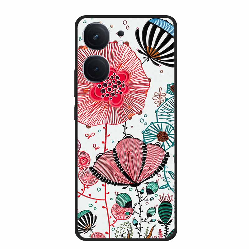 3D Emboss Case For Vivo iQOO Neo9s Pro Plus Phone Case Silicone Soft Coque For Vivo iQOO Neo9s Pro+ Back Cover Case 9 s Pro Plus