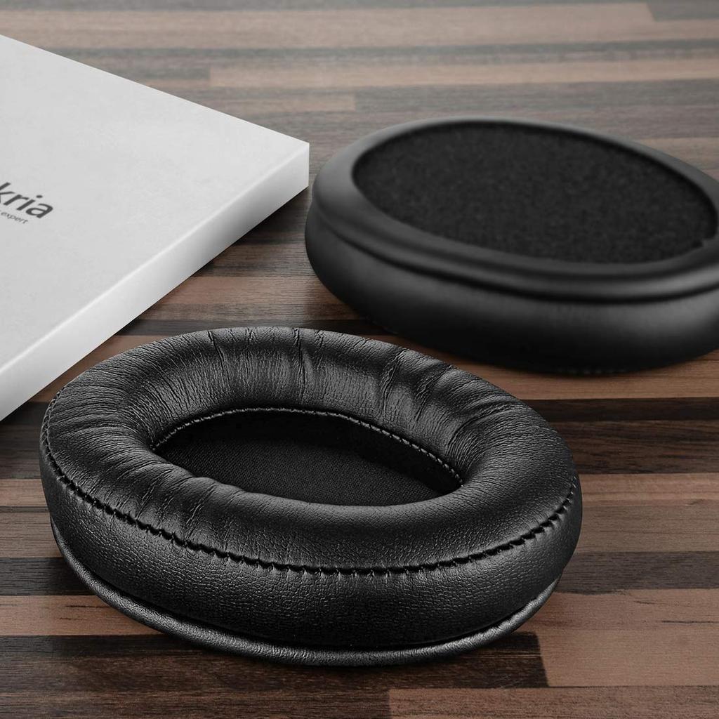 Geekria QuickFit Ear Pads Compatible with HyperX Cloud Alpha Gaming Ear Cups Headphones, Pads/Ear (Protein Leather/Black)