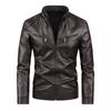 Autumn and Winter New Men's Pu Leather Jacket Men's Korean Style Fashion Motorcycle Jacket Leather Jacket Jacket for Men