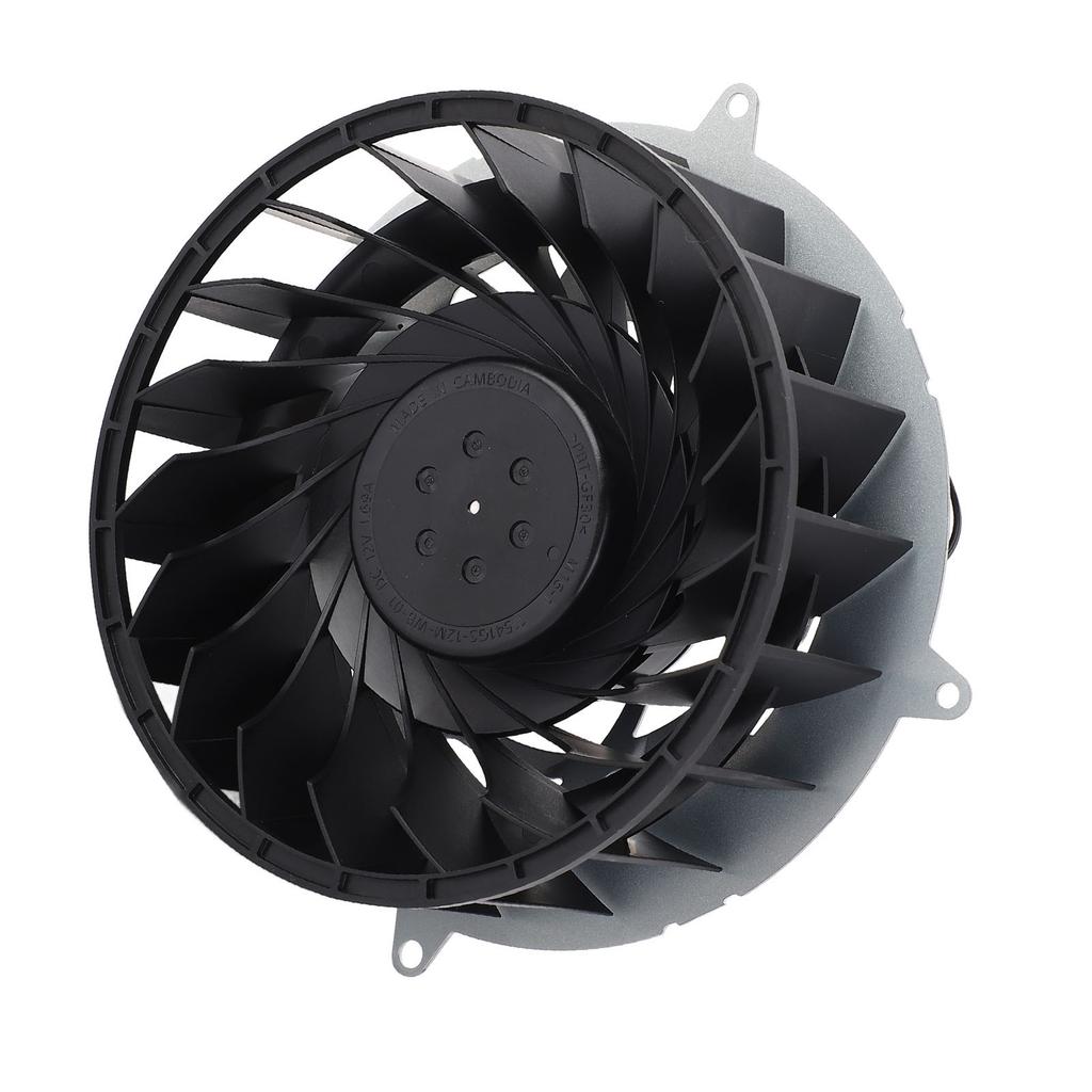 Internal Cooling Fan for PS5 Slim Console ABS Aluminium Alloy Efficient Heat Dissipation Quiet 19