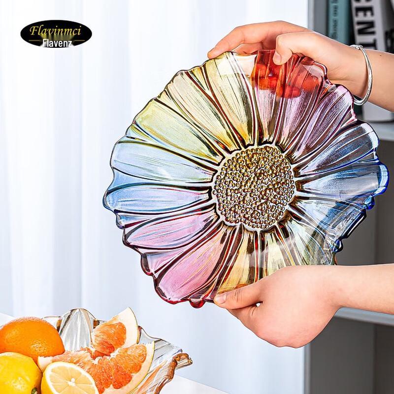 Хрустальная фруктовая тарелка в европейском стиле