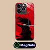 Аниме Алукард Хеллсинг Чехол для телефона iPhone 17 16 15 14 13 12 11 Air Pro Max Plus Mini MagSafe Стеклянный Цветной Чехол Смартфон