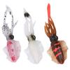 3PCS Simulation Artificial Squid Deep Sea Soft Lure Bait Sea Fishing Trolling Accessory