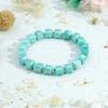 Sweet Crystal Glass Chain Glossy Colorful Hand Chains Simple Small Sugar Cubes Bracelets  Unisex