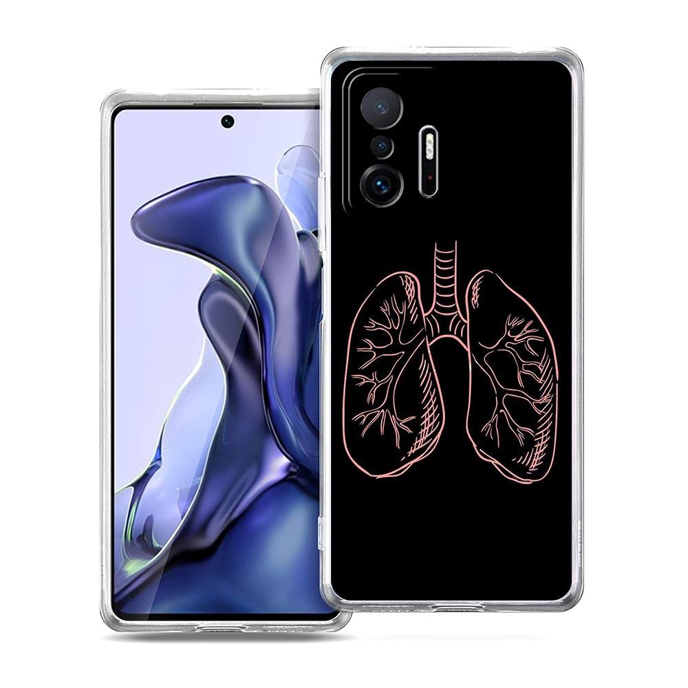 Модель сердечно-сосудистой системы Сердце Чехол для телефона Для Xiaomi Mi Poco X6 X5 NFC X3 F6 F5 Pro F4 F3 15 14T 14 13T 12T 12 13 Lite 11 Обложка