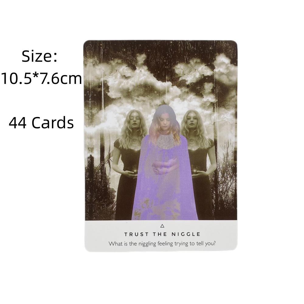 Розовый Свет Оракул Женщин Карты Гадания Колода Английское Видение Издание Таро Доска Игра Игра Для Вечеринки