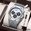Chenxi Multi-function Sports Watch For Men Waterproof Quartz Watch With Steel Strap