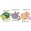 2025 New Bite Resistant Dog Squeak Toy Squeaking Dog Shark Toys Chewing Turtle Fish Pet Puppy Chew Toy Plush Dog Accessories