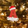 Xmas Christmas Tree 26 Letter Pendant Cartoon Christmas Tree Hanging Decor   Car Decorations