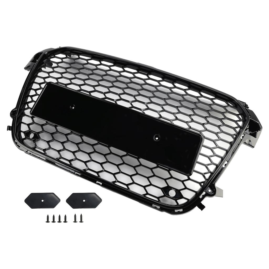 Gloss Black Front Honeycomb Bumper Grill Grille Fit A1 S1 2010-2014