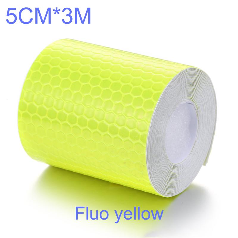 Solid Color Reflective Stickers Personality Waterproof Car Class Modification Warning Signs Highlighting Safety Reflective StripPinstriping Tape 3